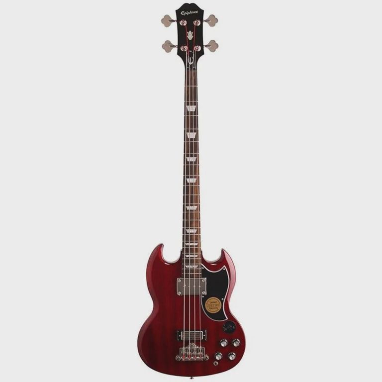 Contrabaixo Epiphone Eb3 Sg Bass 4 Cordas Cherry em Promoção