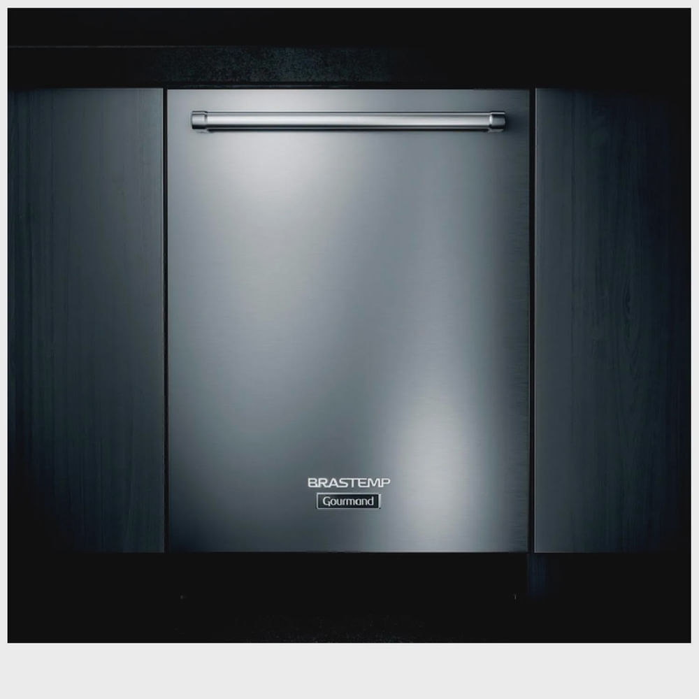 Lava-louça Gourmand Brastemp Inox - 110v - Blb14grana
