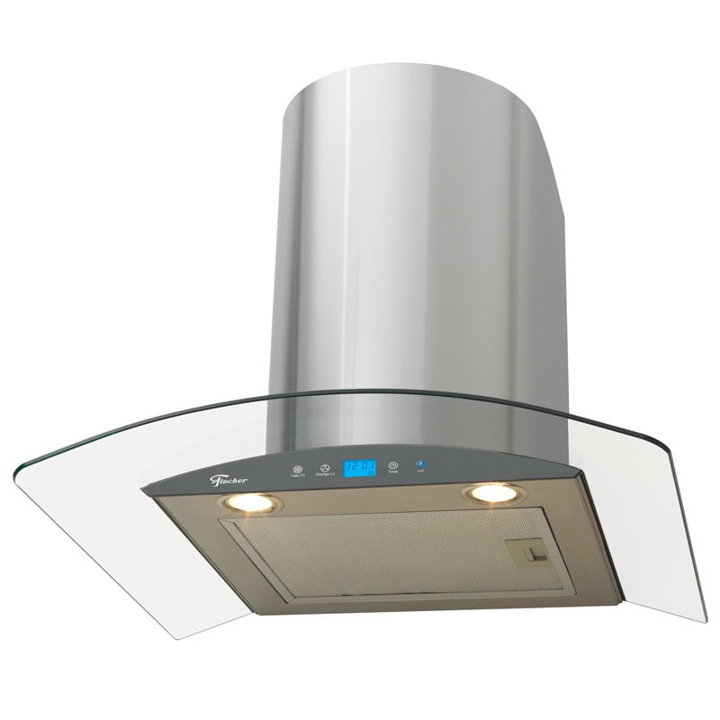 Coifa de Parede Fischer 60 Cm Talent Touch Inox - 220v - Com Vidro - 16741-17916