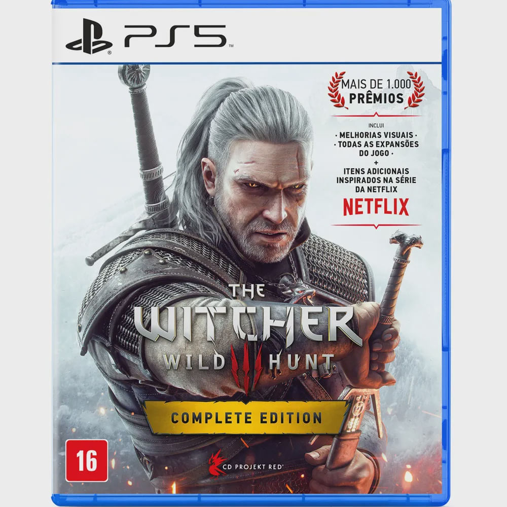 Imagem do produto The Witcher 3: Wild Hunt Complete Edition PS5 - Físico em Americanas