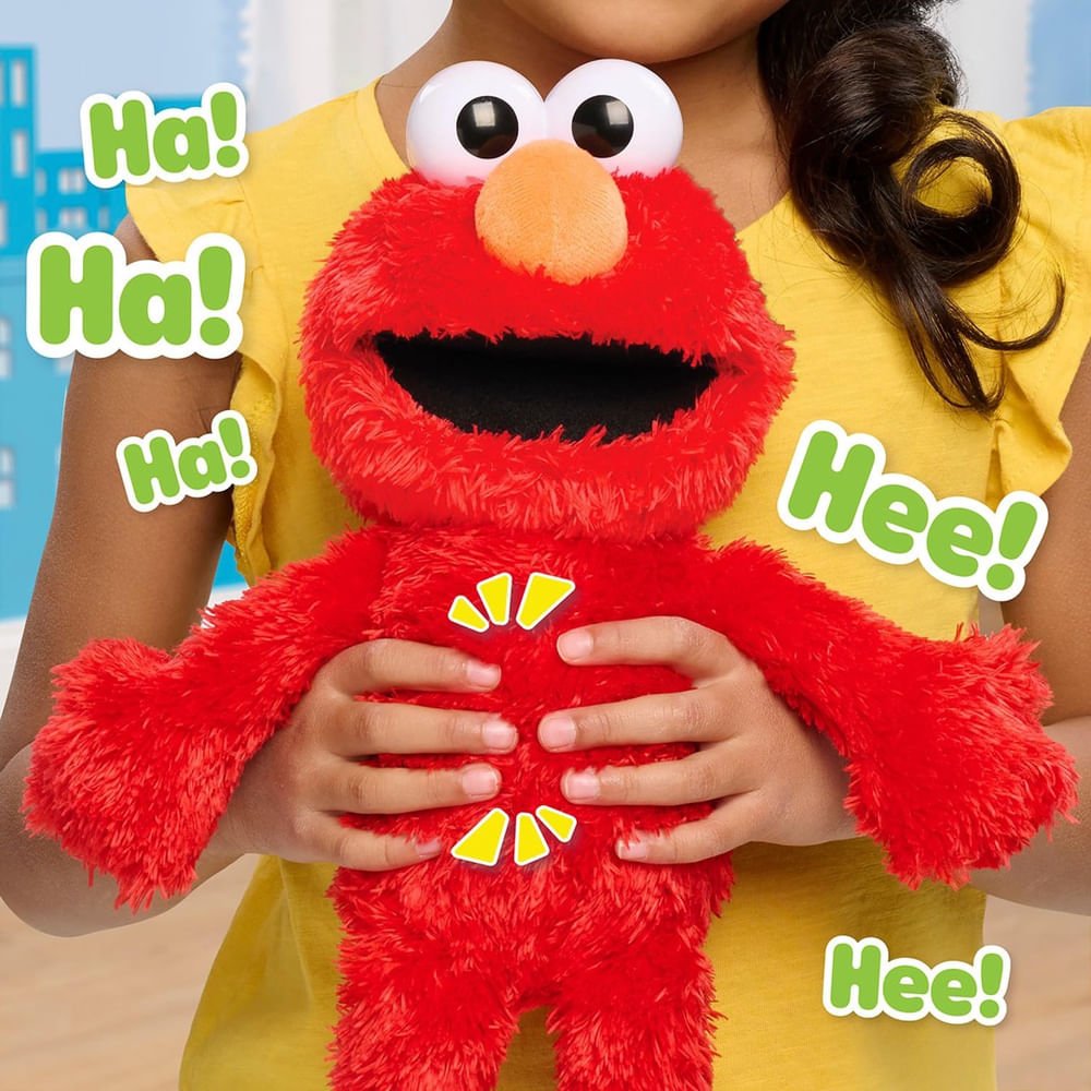 Boneca de pelúcia Just Play Sesame Street Tickle Me Elmo 34 cm