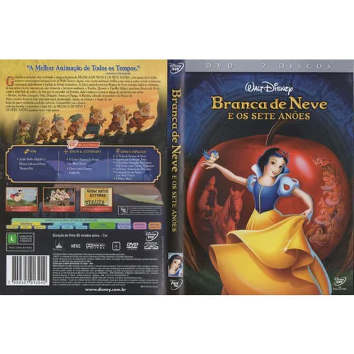 Branca De Neve E Os Sete Anoes dvd original lacrado em Promoção