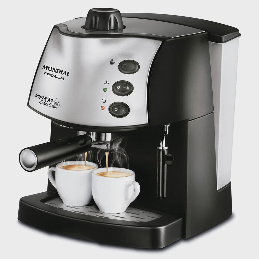Cafeteira Expresso Mondial Coffee Cream Preto 110v - C08