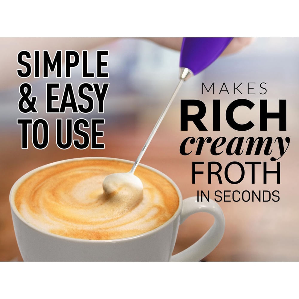Milk Frother Zulay Kitchen pro Roxo de Ultra Alta Velocidade em