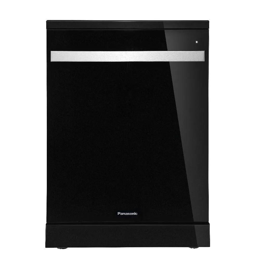 Lava-louça Black Glass Panasonic Preto - 220v - Np6m1mbkbrp