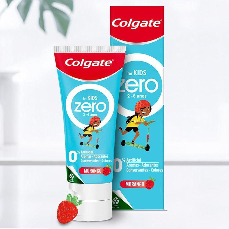 Gel Dental Colgate Zero Kids Morango 70g em Promoção | Ofertas na