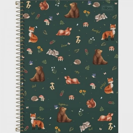 Caderno Tilibra Loveland 10 Matérias 160 Folhas Sortido 319716