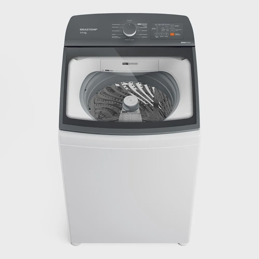 Máquina de Lavar Brastemp 14Kg Branca com Ciclo Tira Manchas Advanced e Smart Sensor - BWK14BB em Promoção | Ofertas na Americanas