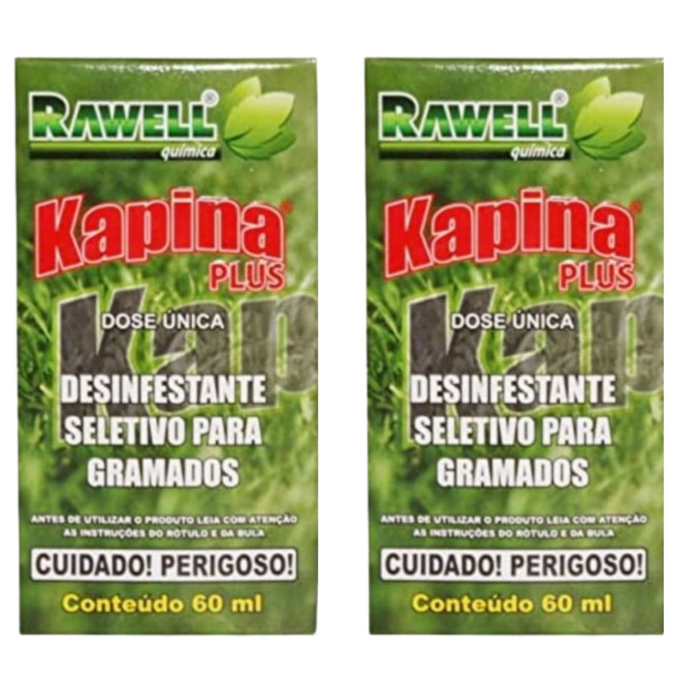 Kapina Plus 60 ml Elimina Tiririca e Folha Larga no Gramado com 2