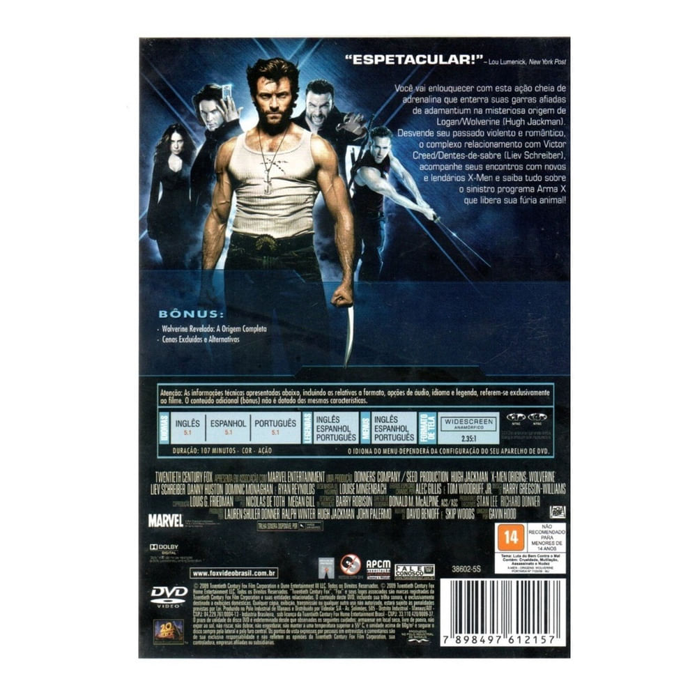 Dvd X Men Origens Wolverine em Promoção | Ofertas na Americanas