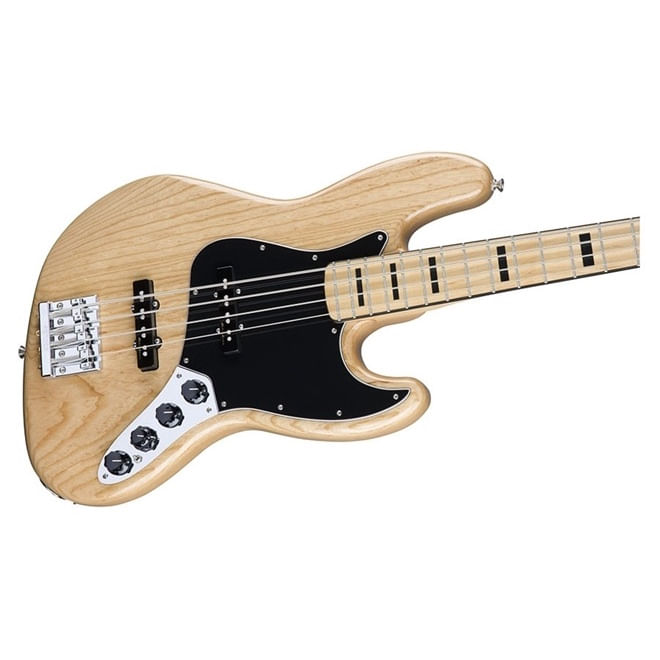 ベース ba Contrabaixo 4C fender deluxe active jazz bass ash mn 321 - natural