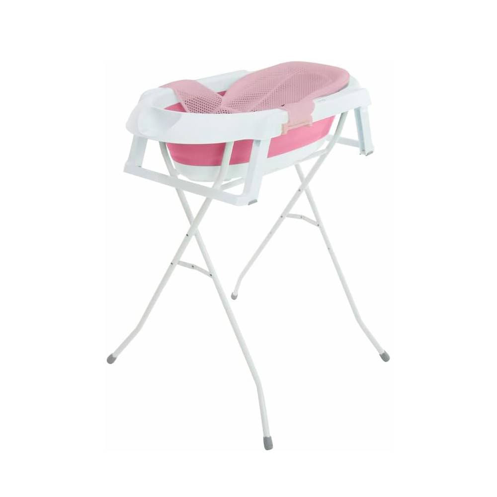 Banheira Safety 1st Smile Com Suporte 35l Rosa Pink He008