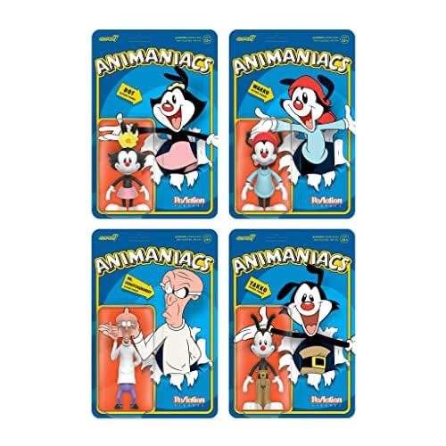 Boneco de ação Super7 Animaniacs Dr. Scratchansniff 9,5 cm em