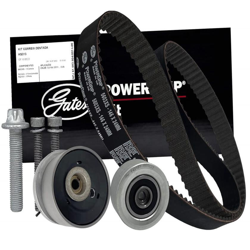 Kit Correia Dentada Cruze 1.8 16v Tracker 2012 2013 2014 2015 2016