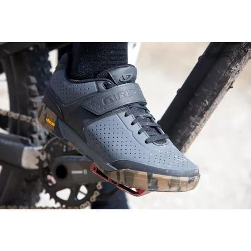 Sapatilha Giro Chamber Ii Vibram Megagrip Clip Cinza Bike em