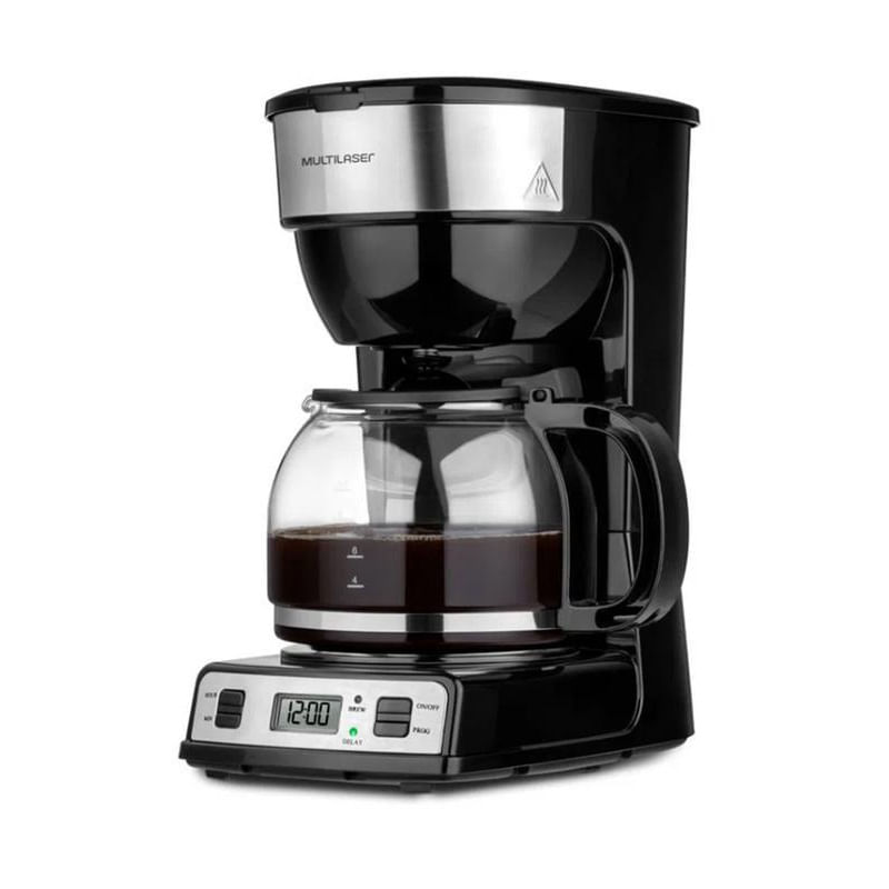 Cafeteira Elétrica Multilaser Digital Preto 110v - Be031