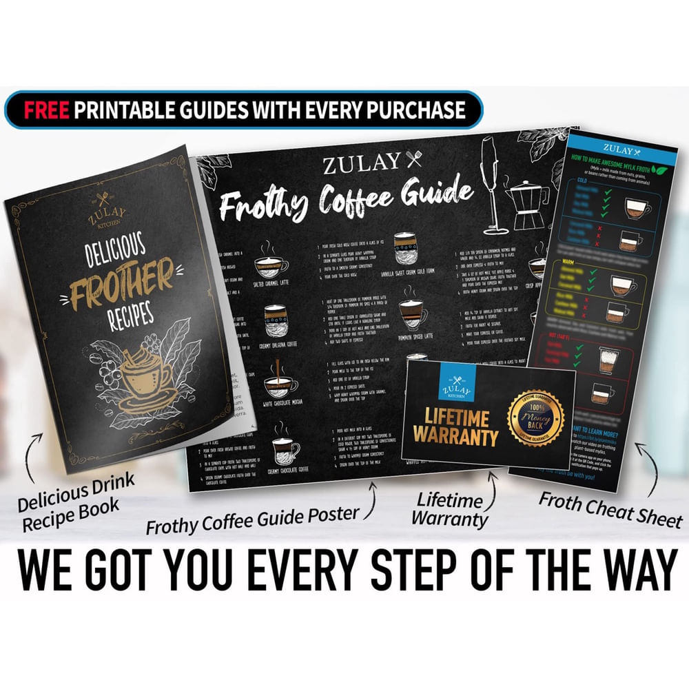 Milk Frother Zulay Kitchen pro Ultra Alta Velocidade Verde Limão