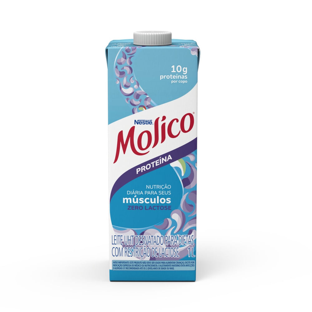 Leite Proteína Desnatado Zero Lactose molico 1l em Promoção