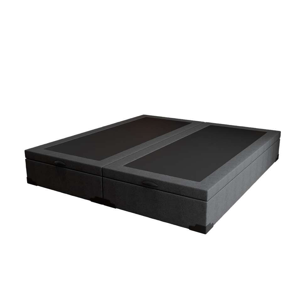 Base para Cama Box Queen Martin Premium com Baú Linho (47x158x198 cm) Grafite em Promoção | Ofertas na Americanas