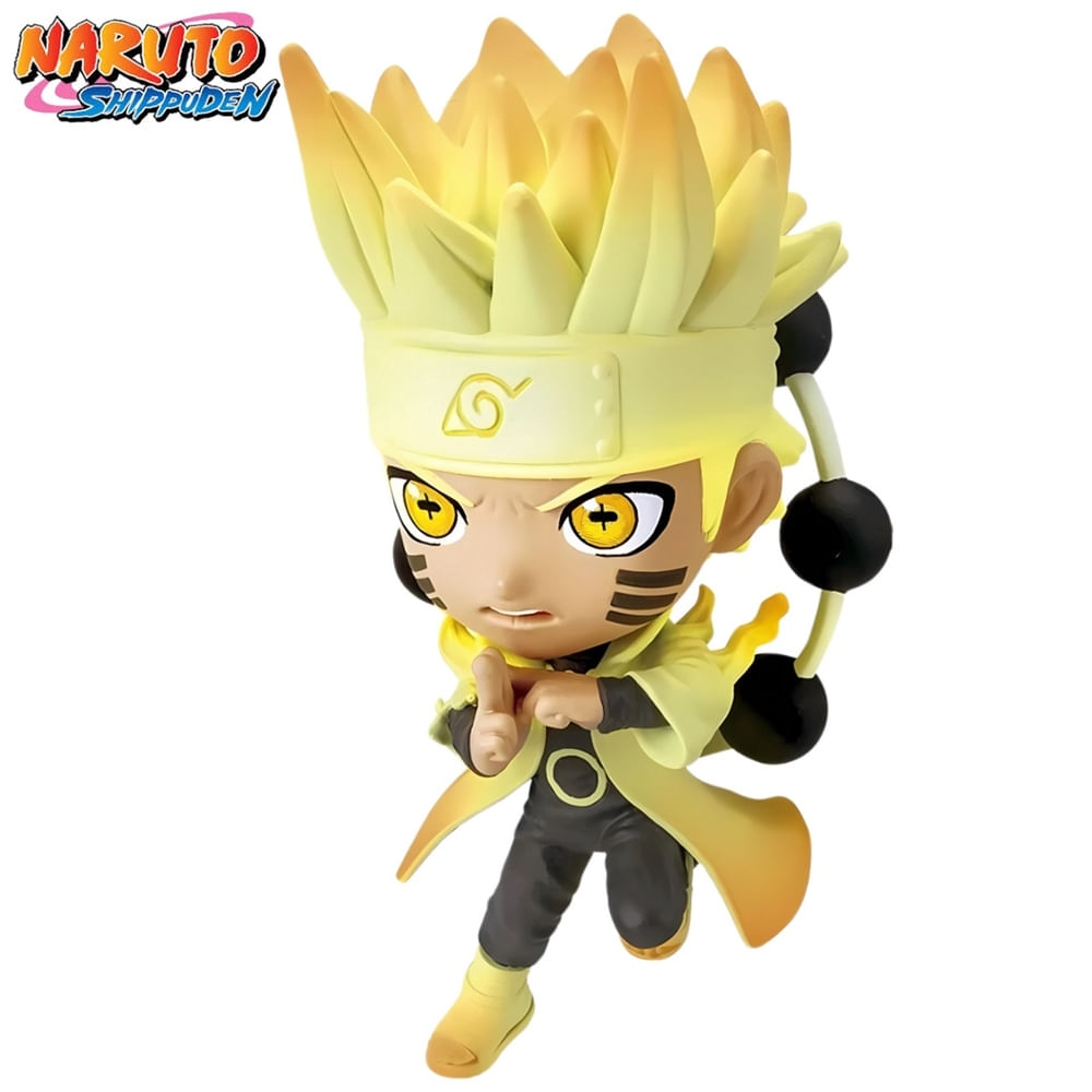 Boneco Naruto Uzumaki Chibi Masters Figura Bandai - Fun em