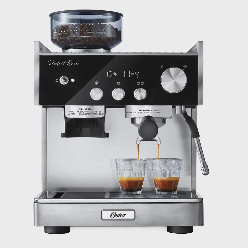 Cafeteira Expresso Oster Perfect Brew Máxima Inox 110v - Bvstem7400