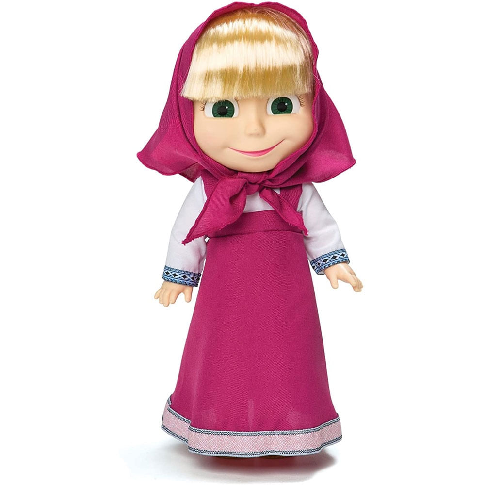 Boneca Masha com Som - Masha e o Urso - Estrela em Promoção Boneca Masha com Som - Masha e o Urso - Estrela em Promoção