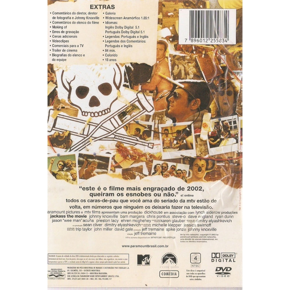 Dvd Jackass - Cara-de-pau - Edição Especial em Promoção | Ofertas