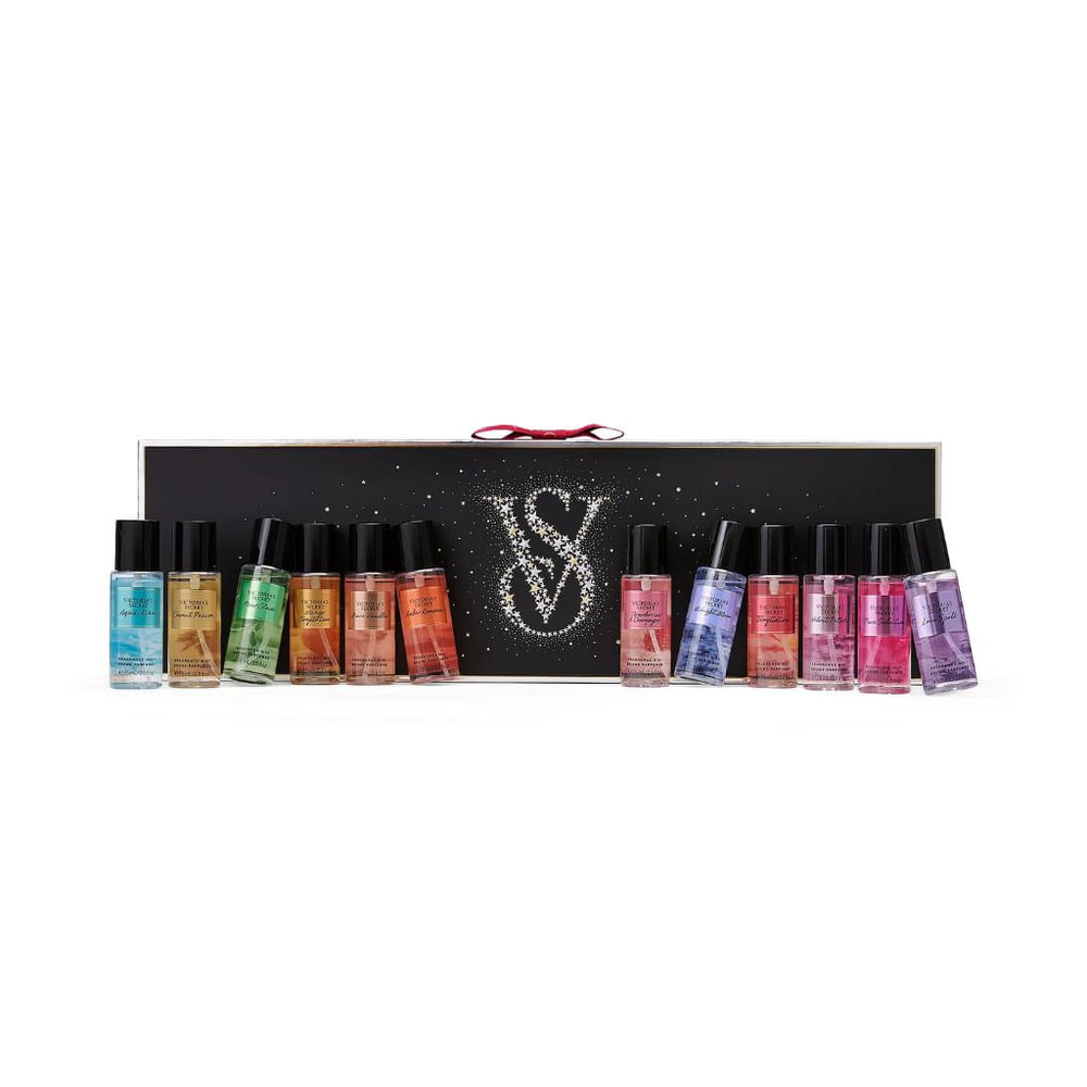 Kit De Luxo Body Splash Victoria's Secrets originais 12 mini em