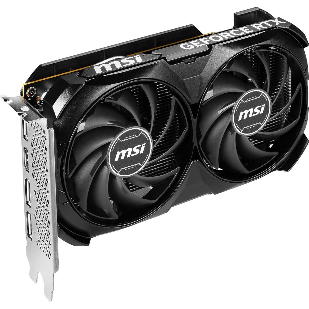 Imagem do produto Placa de Vídeo Nvidia MSI RTX 4060 Ventus 2X OC Black 8GB GDDR6 em Americanas