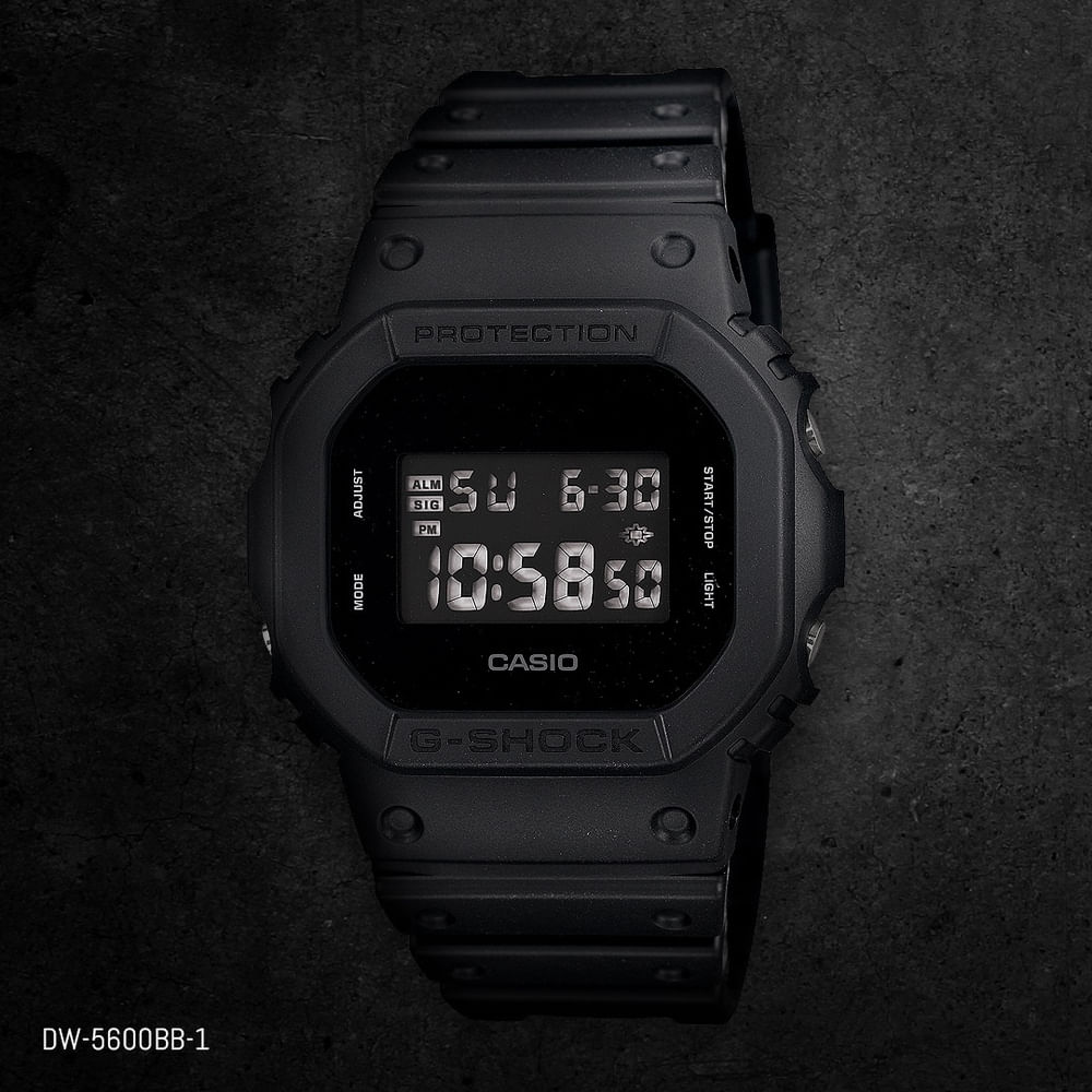 Relógio Casio G-Shock Masculino DW-5600BB-1DR em Promoção