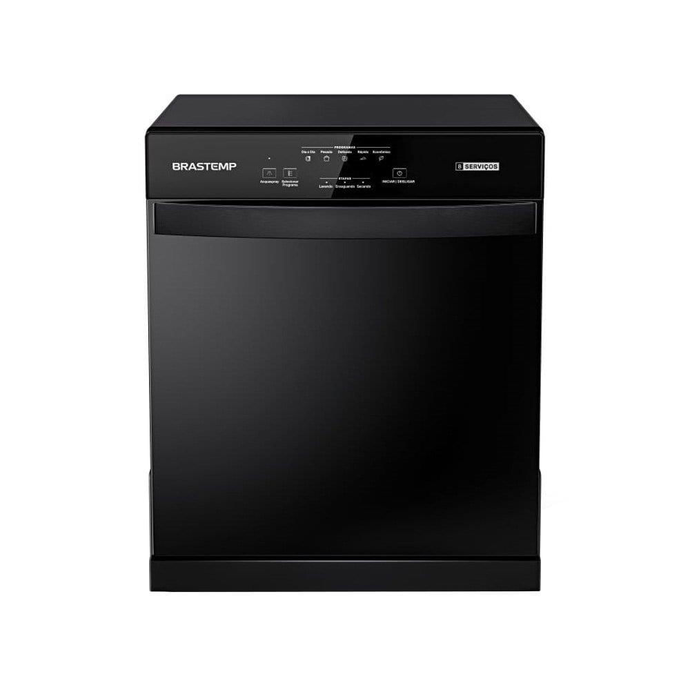 Lava-louça Brastemp Preto - 220v - Blf08aebna