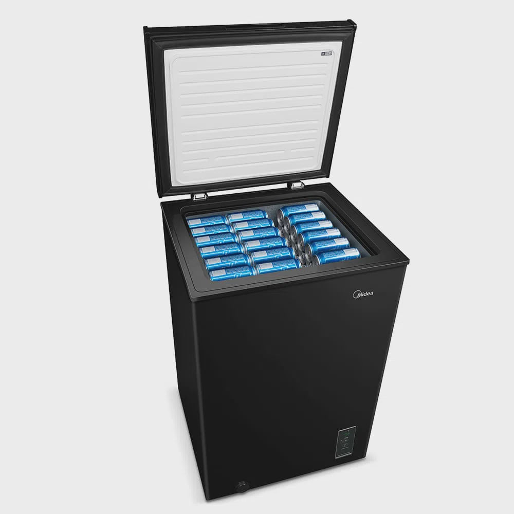 Freezer Horizontal Digital FlexBeer Preto 100L Midea em Promoção