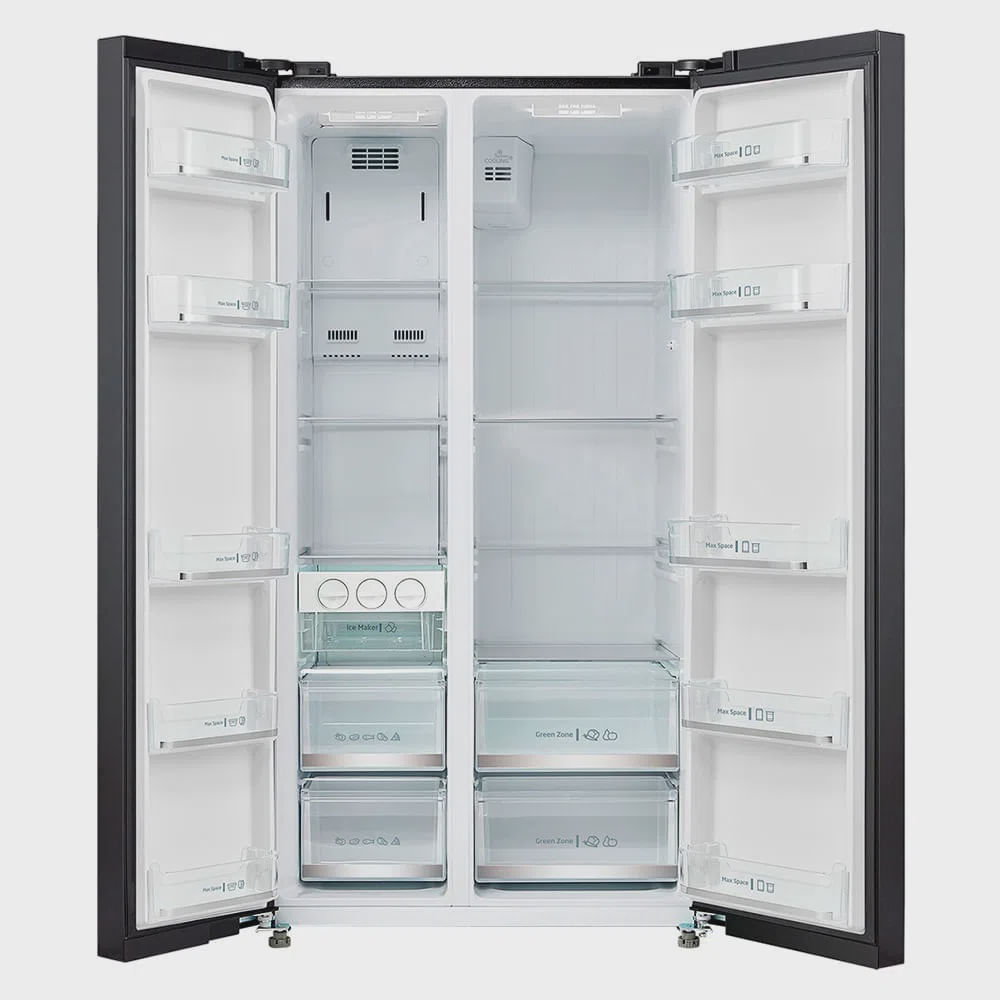 Geladeira Frost Free Side by Side 528L cor Preto Midea em Promoção