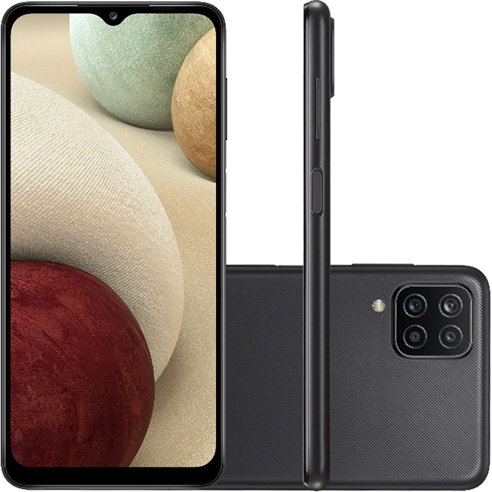 Samsung Galaxy A12 A127m 64gb Preto - Dual Chip