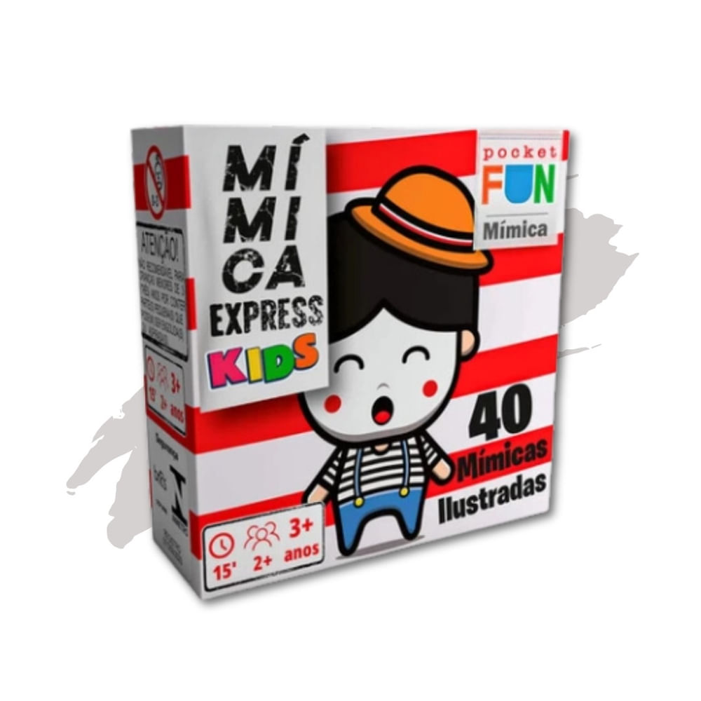Cartes à Jouerシリーズ　2点セット アマベル Jogo Mímica Express com 40 Cartas Pocket Ilustradas Cooper Fun