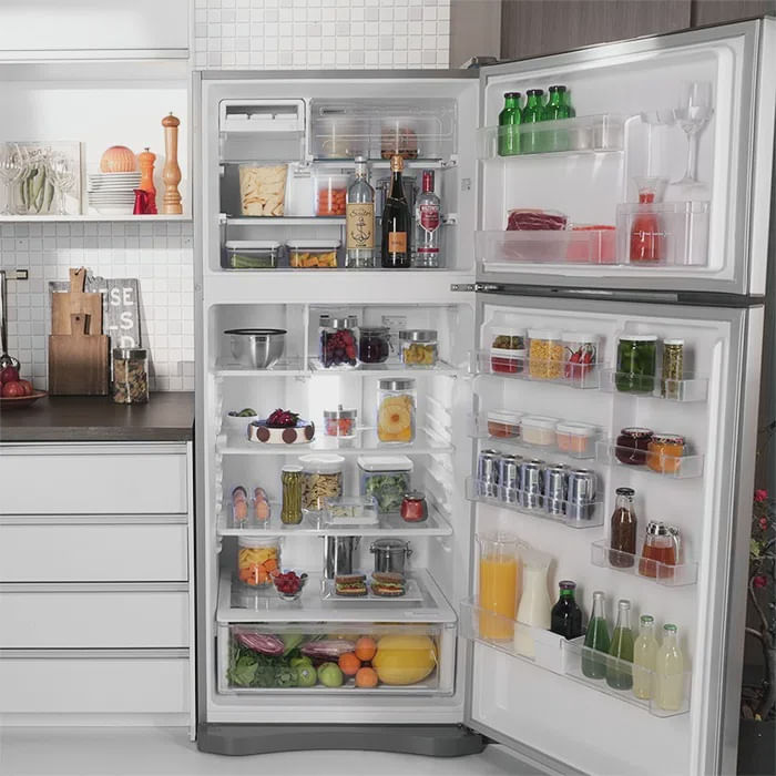 Geladeira/Refrigerador Frost Free Electrolux Inox 553L Infinity