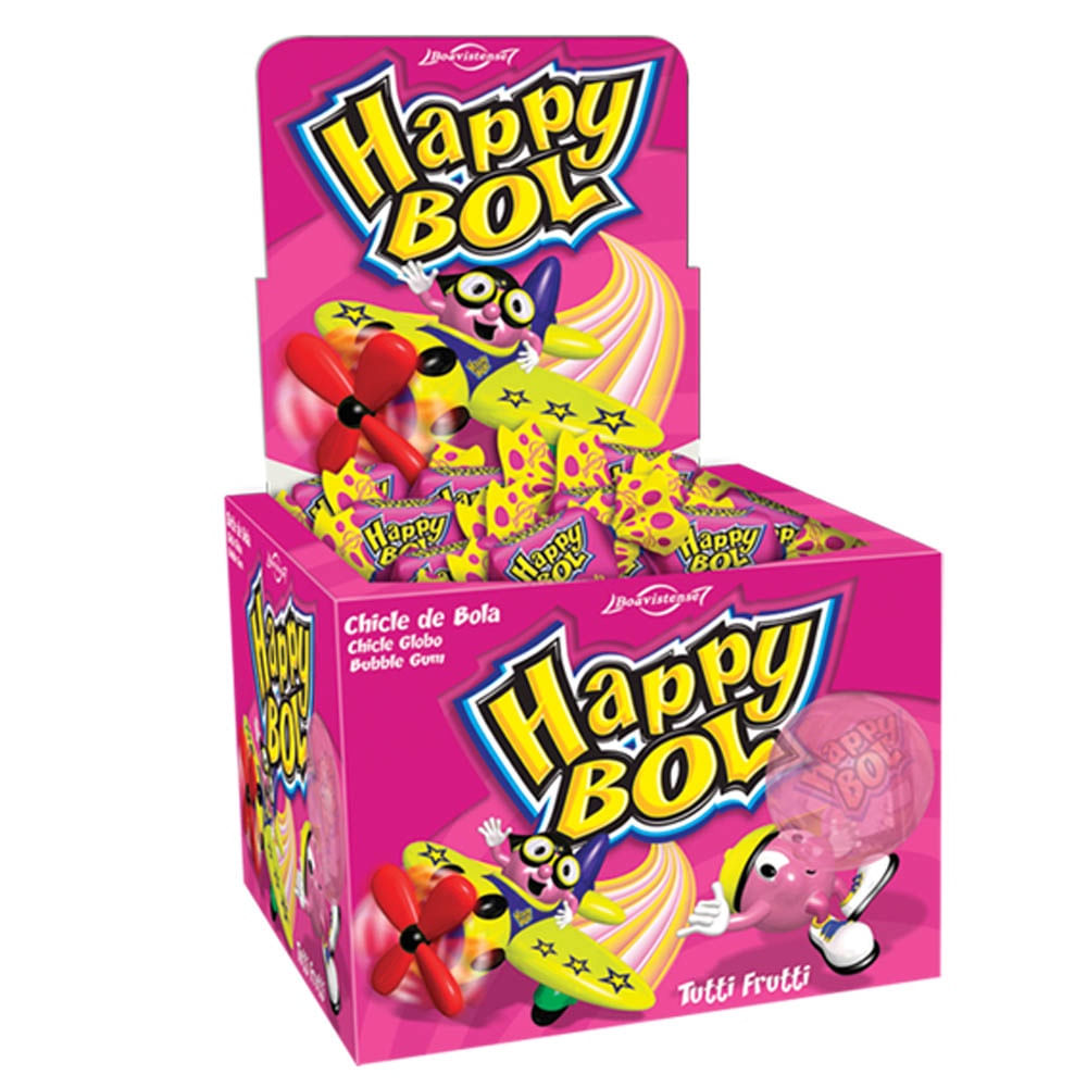 Chiclete Happy Bol Tutti Frutti c/46 - Boavistense em Promoção