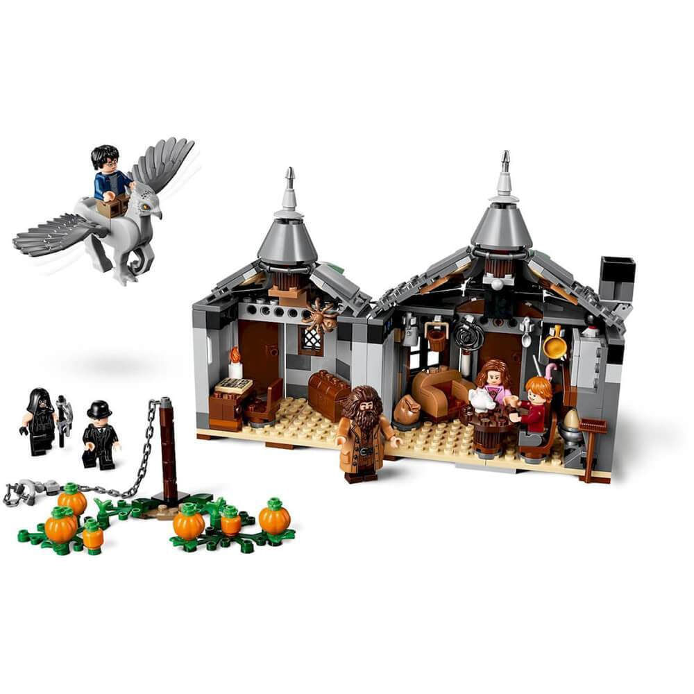 Lego harry potter 75947 cabana hagrid resgate buckbeak em