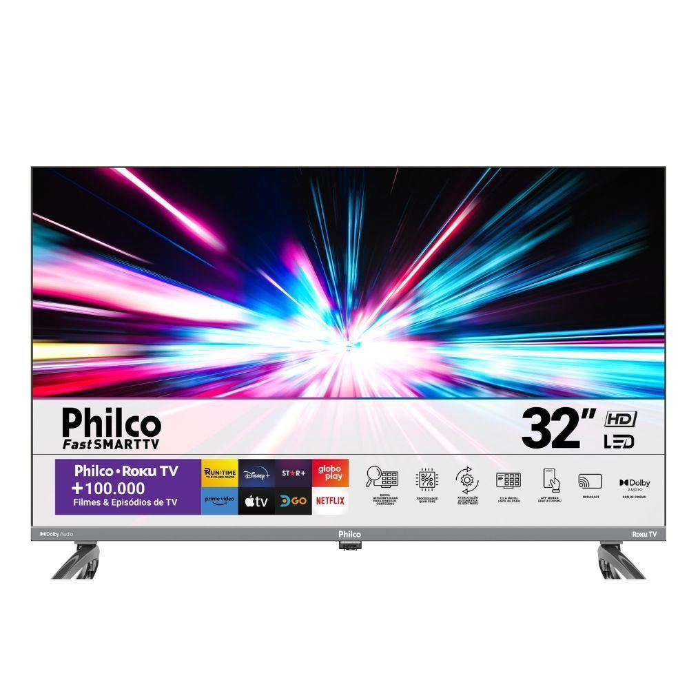 Tv 32 Led Philco Hd Smart - Ptv32k34rkgb