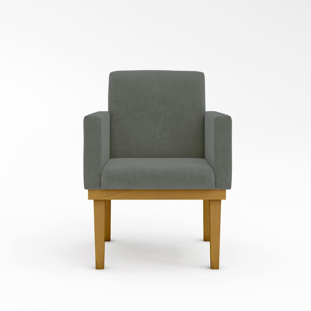 Encontraproduto.com.br - Poltrona Com Base Decoração Copa Do Mundo Brasil Cor:cinza