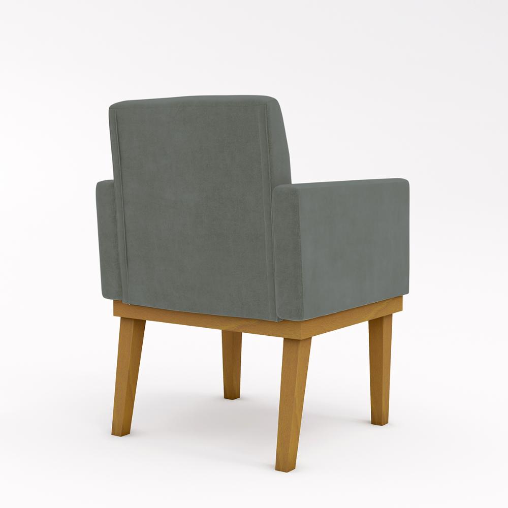 Encontraproduto.com.br - Poltrona Com Base Decoração Copa Do Mundo Brasil Cor:cinza