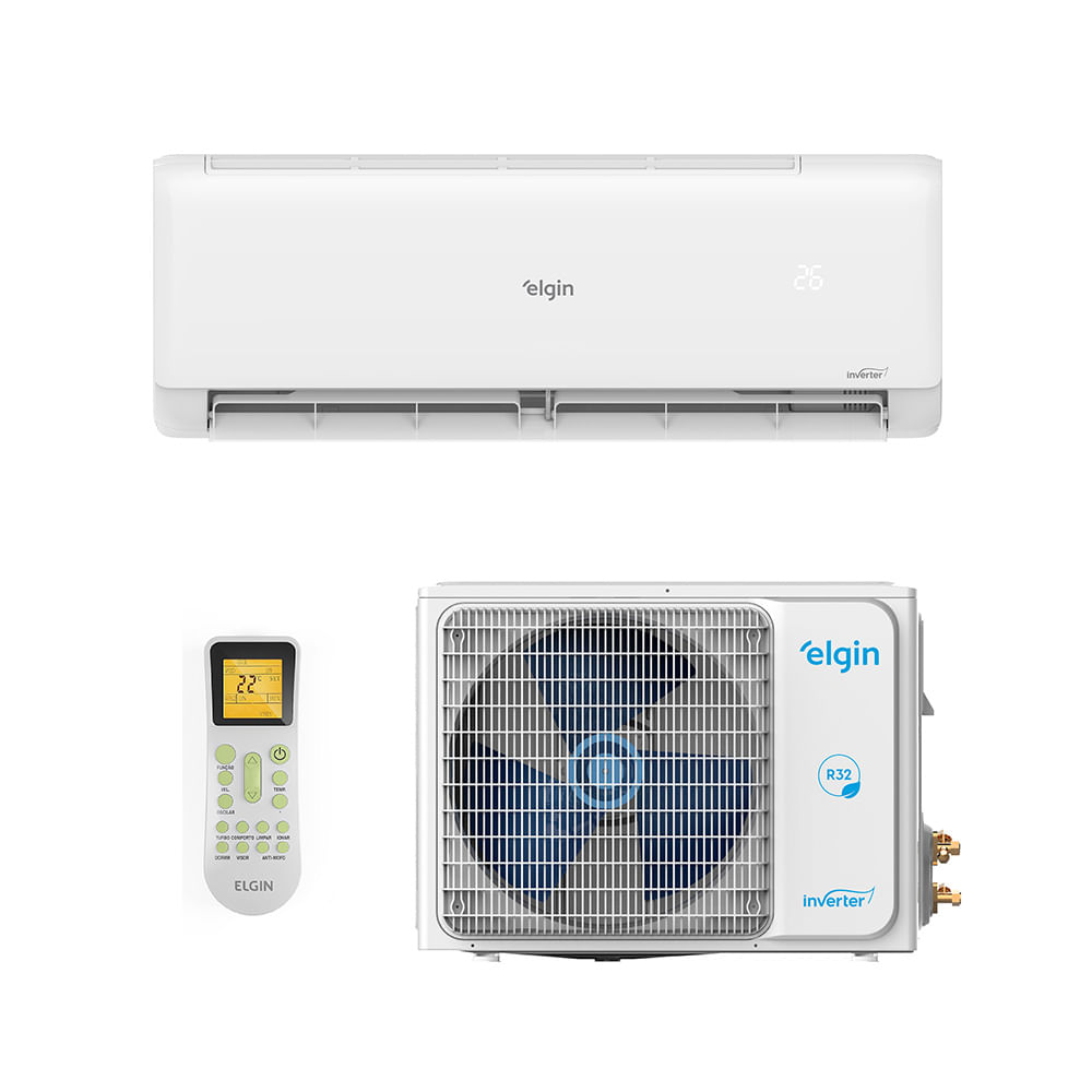 Ar Condicionado Split 12000 Btu Frio Eco Ii - Inverter - Elgin - 220v - Hjfi12c2wc
