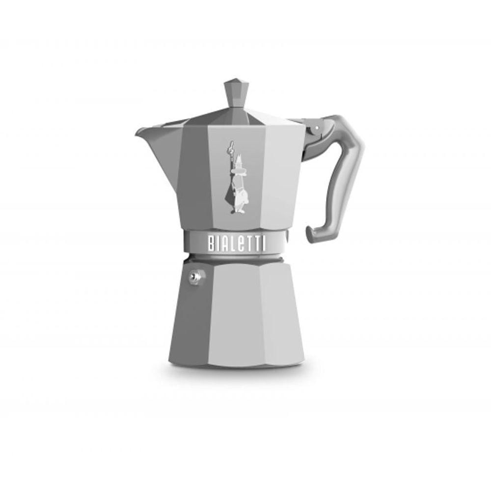 Cafeteira Italiana Bialetti Moka Express Exclusive 150ml Prata