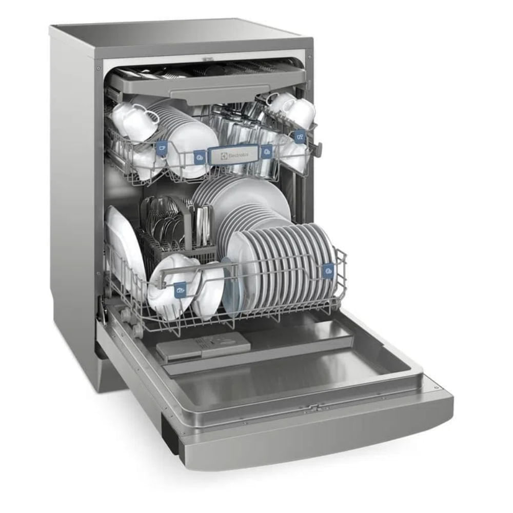 Lava-Louças Electrolux 14 Serviços Inox com Função Higienizar