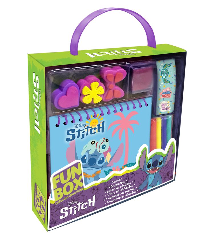 Livro de Atividades Disney Fun Box Stitch - Editora DCL 2024