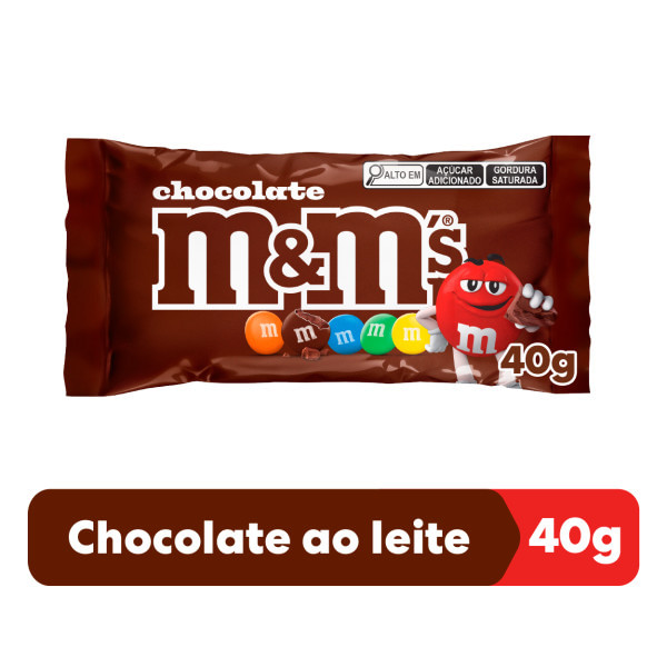 Confeito de Chocolate ao Leite M&M's 40g | Americanas