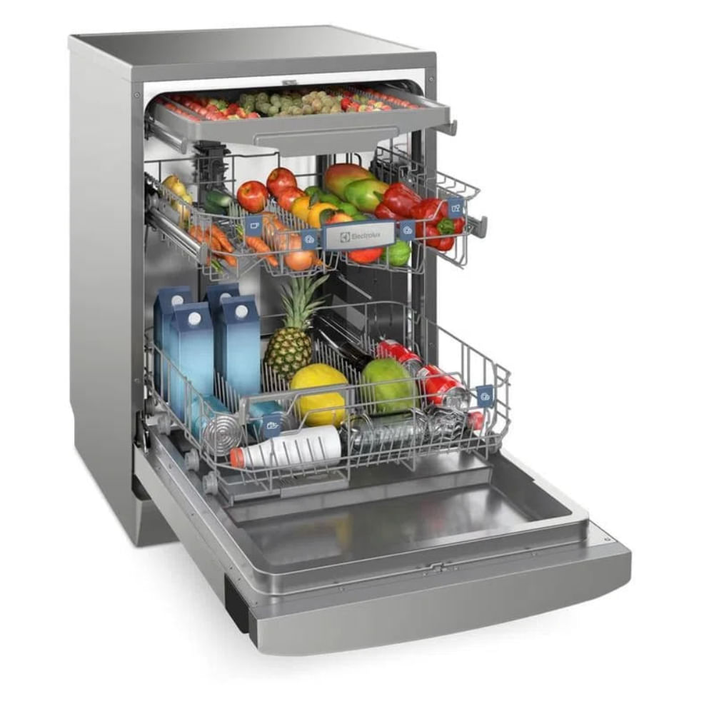 Lava-Louças Electrolux 14 Serviços Inox com Função Higienizar