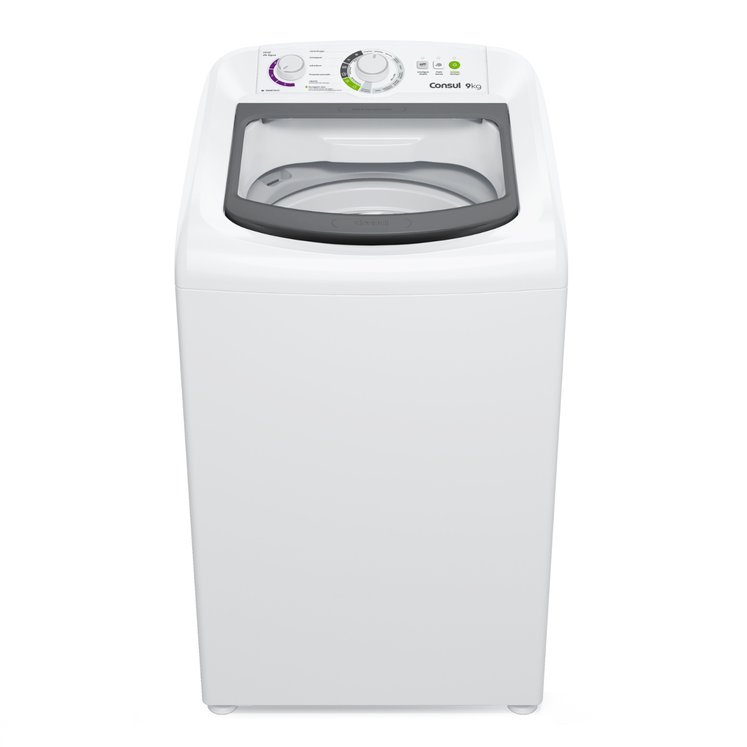 Máquina de Lavar Consul 9 kg Branca com Dosagem Econômica e Ciclo Edredom - CWB09BB