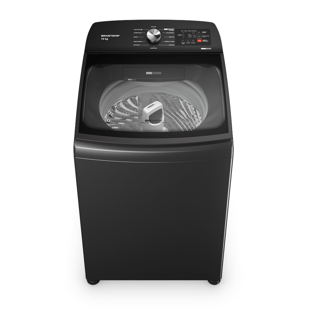 Lavadora de Roupa 16 Kg Cinza Com Tecnologia Flex Wash e Ciclo Tira Manchas Advanced Brastemp - 110v - Bwy16a9ana