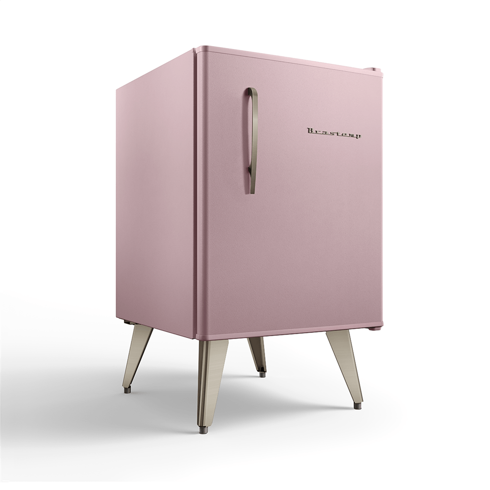 Geladeira/refrigerador 76 Litros 1 Porta Rose Quartz Retrô - Brastemp - 220v - Bra08hobna